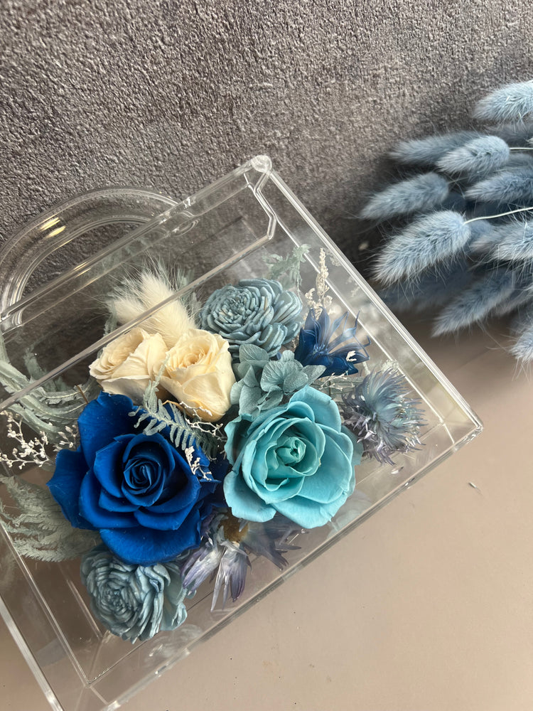 クリアハンドバック〜Blue〜