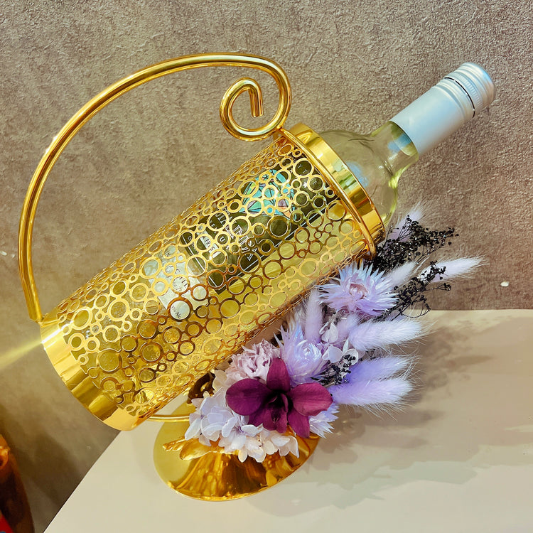 【受注生産】プリザーブドフラワー100%ワインラック