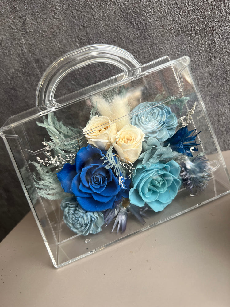 クリアハンドバック〜Blue〜