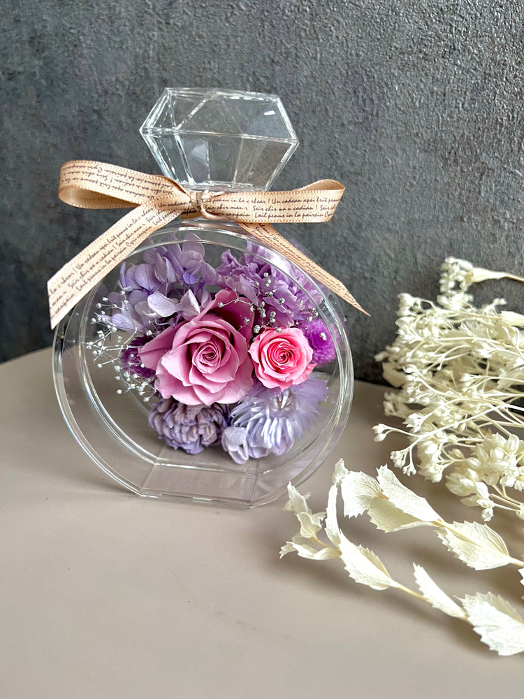 perfume bottle香水風プリザー〜violet