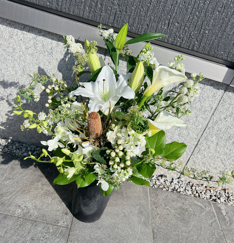 置き型大型アレンジメント【LLsize】White