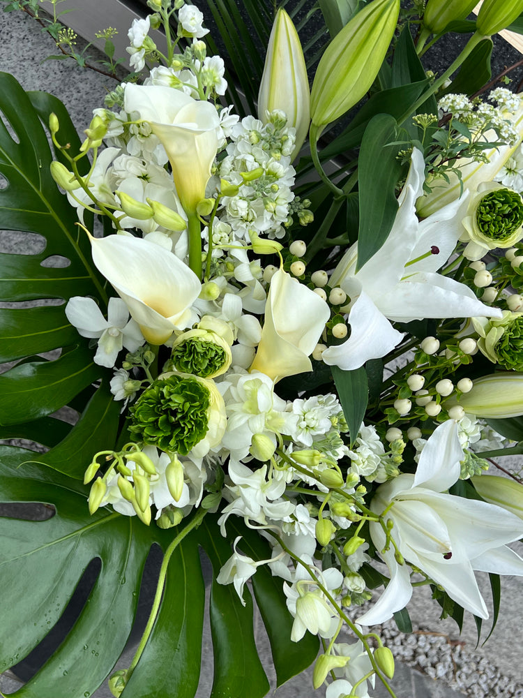 置き型大型アレンジメント【LLsize】White