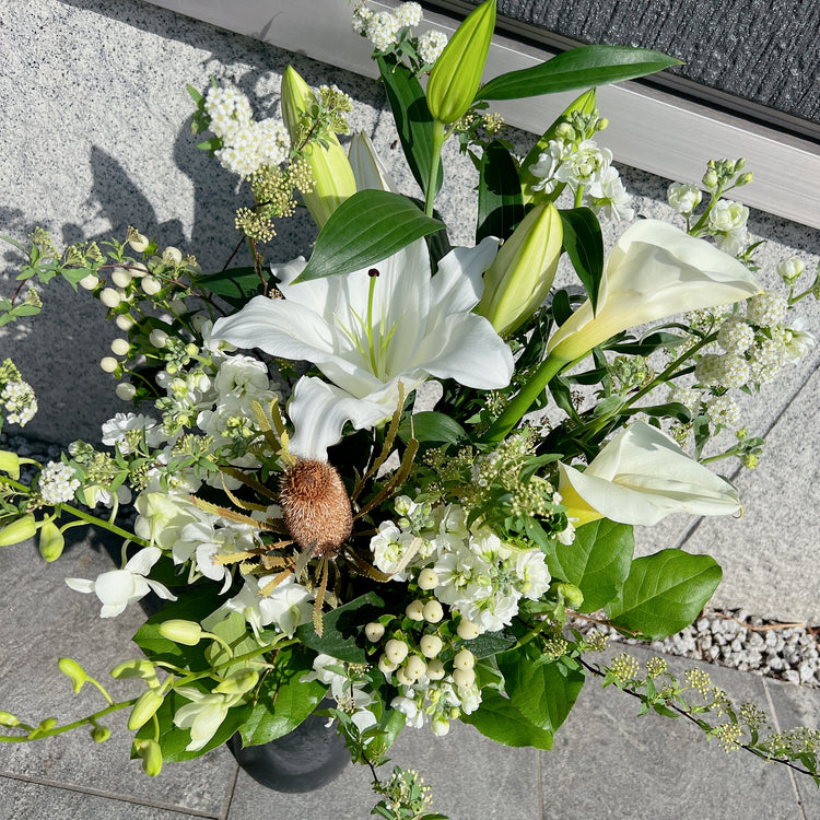 置き型大型アレンジメント【LLsize】White