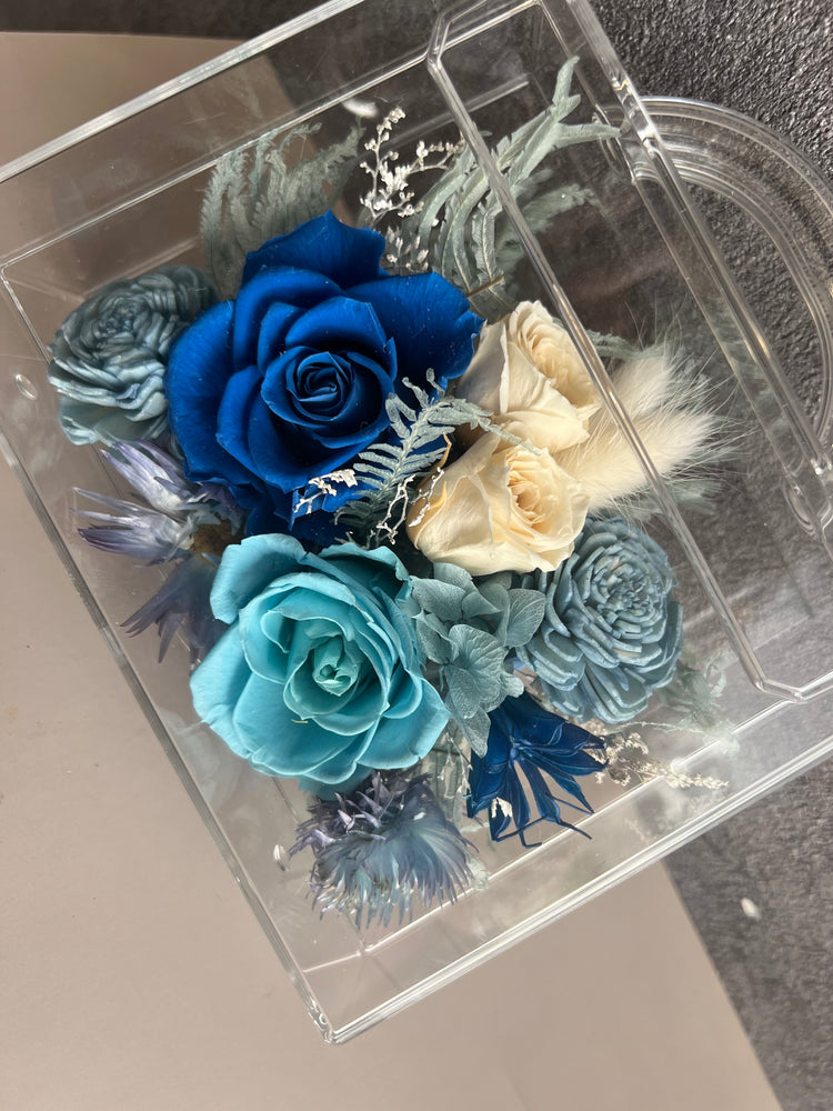 クリアハンドバック〜Blue〜