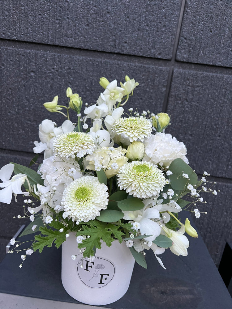 お供え用仏花アレンジメント(White)No.2