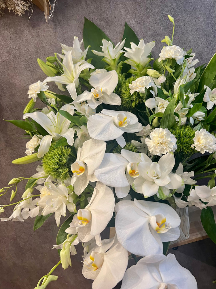 お供え用仏花アレンジメント(White)No.3