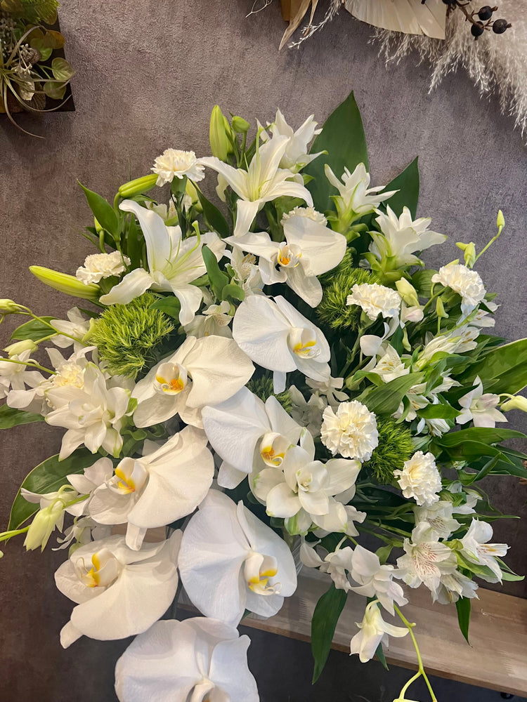 お供え用仏花アレンジメント(White)No.3