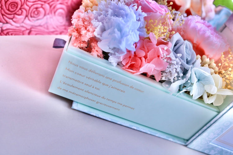 お花を詰め込んだフラワーフォトBOX