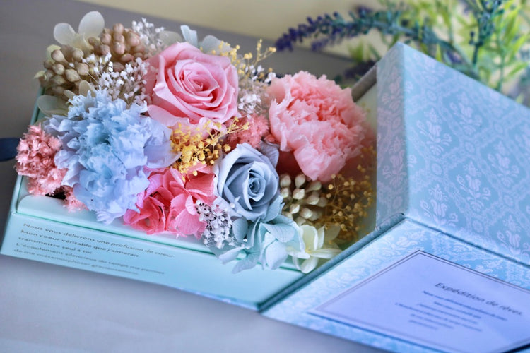 お花を詰め込んだフラワーフォトBOX