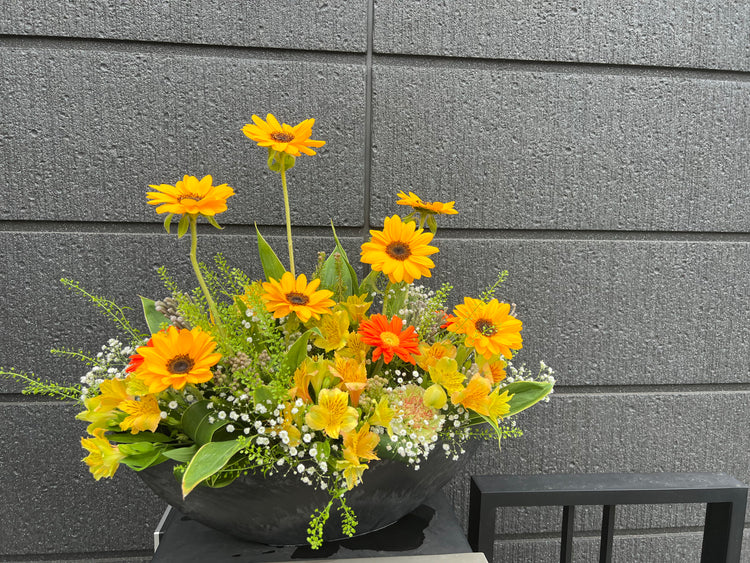 【夏限定】ひまわりのお任せアレンジ【Lsize】