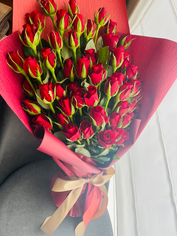 還暦レッドローズ60本薔薇の花束