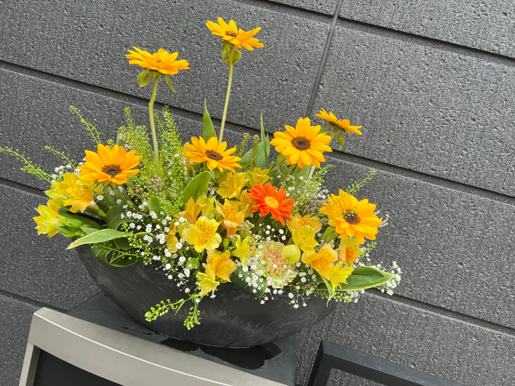 【夏限定】ひまわりのお任せアレンジ【Lsize】