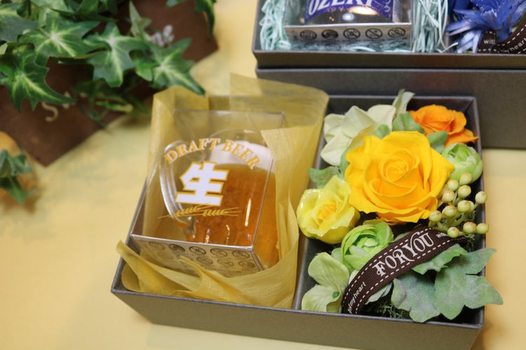 父の日プリザーブドBOX(枯れないお花入り)