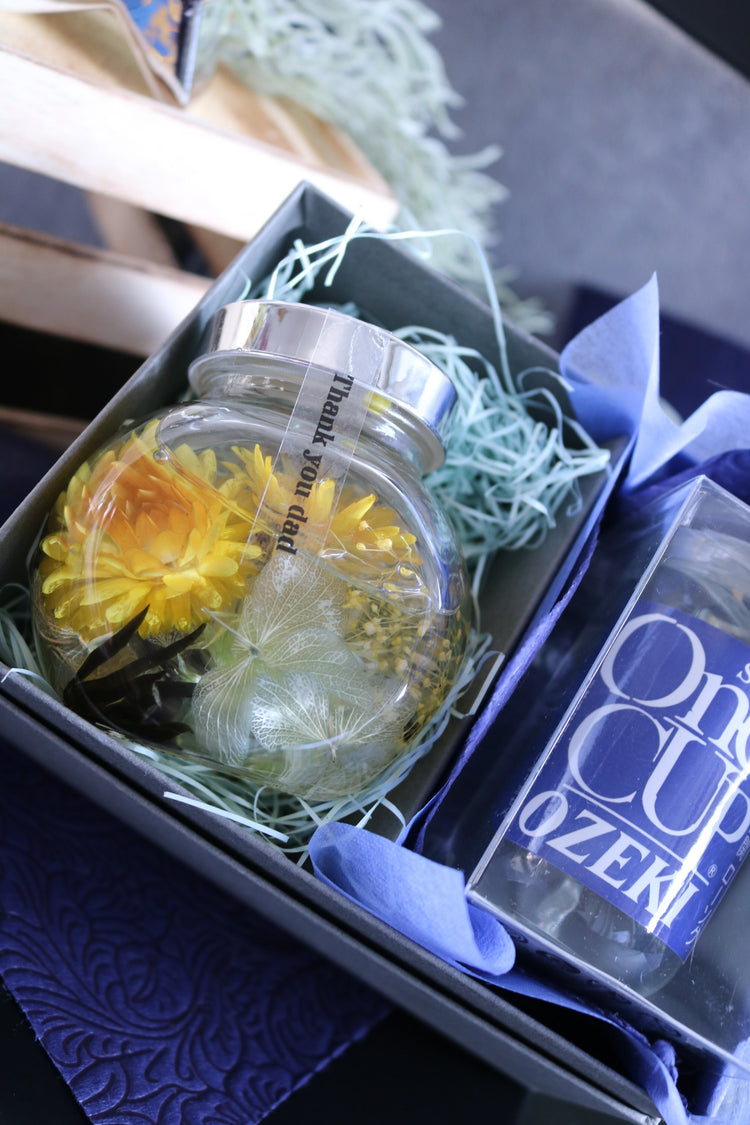 父の日ギフトBOXフラワー(イエローワンカップ)