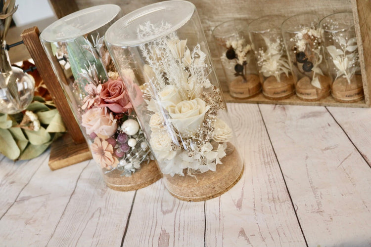 ボトルテラリウム~Grayish pink M size~