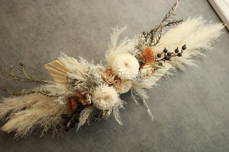 パンパスグラスのロングウォールデコ(long size)