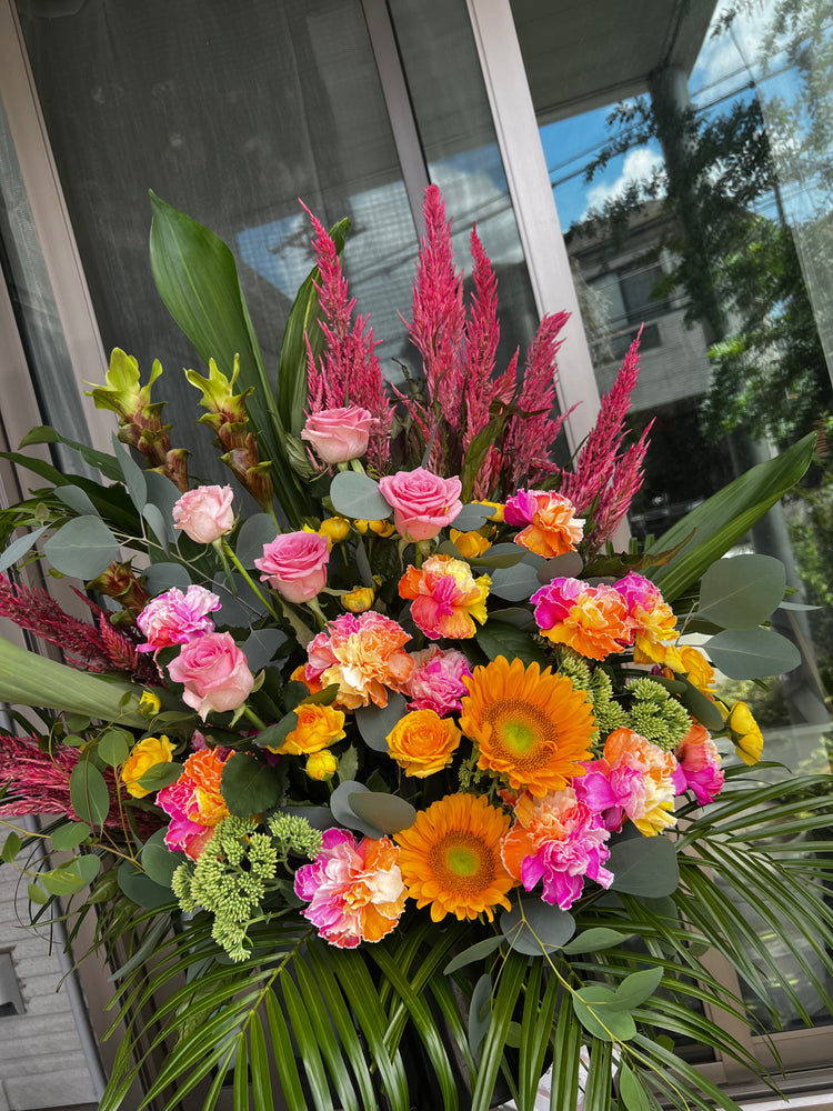 フローリストお任せポップスタンド花