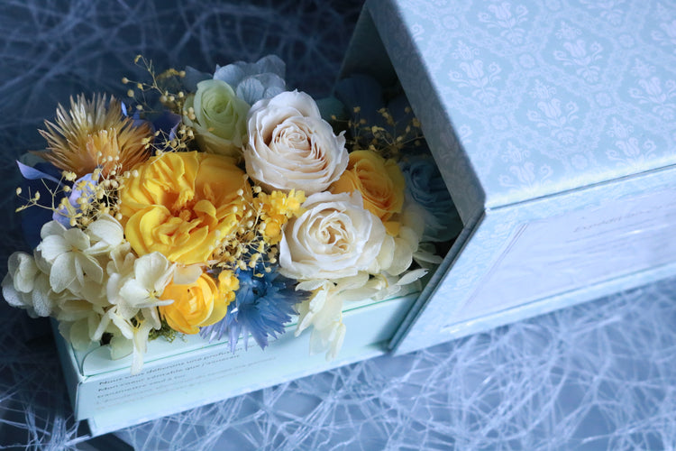 お花を詰め込んだフラワーフォトBOX(タイプB)
