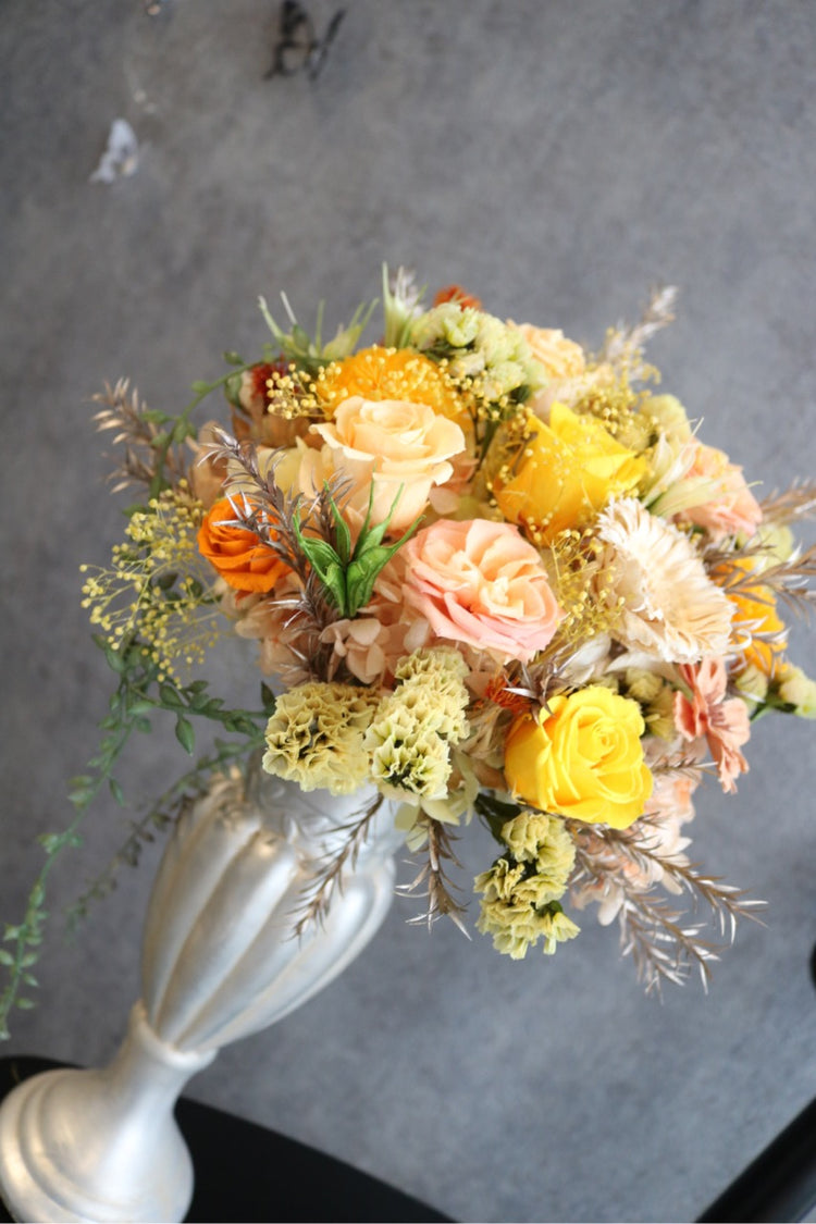 ゴージャスイエロープリザーブドフラワー