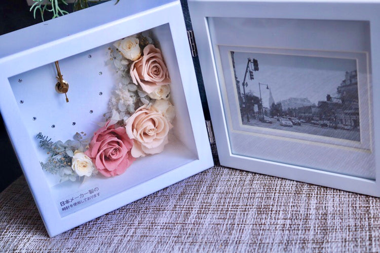 ミスティピンクローズのフォトクロック〜 Photo clock