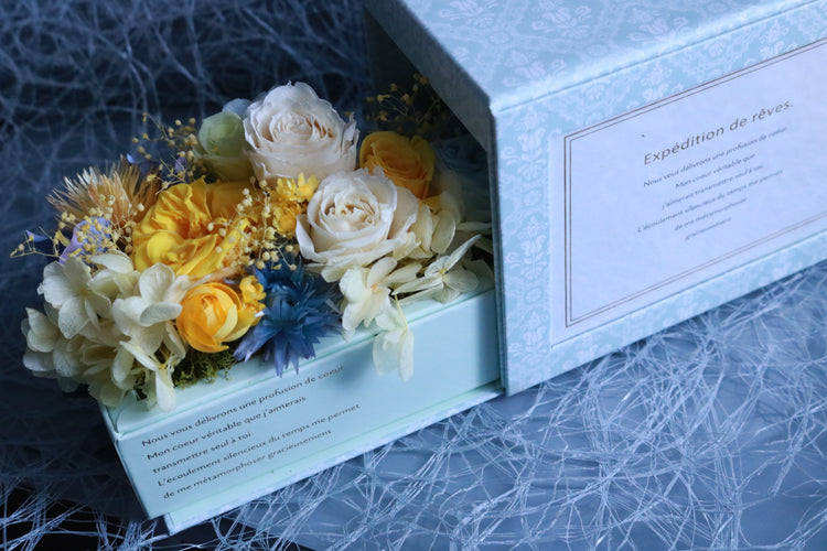 お花を詰め込んだフラワーフォトBOX(タイプB)