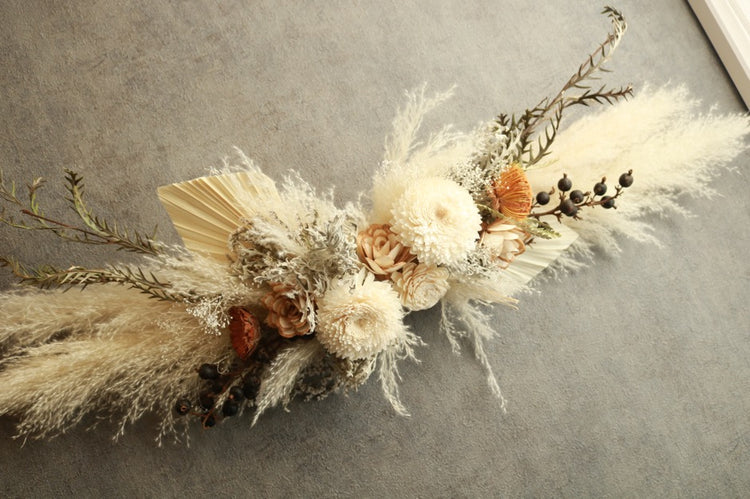 パンパスグラスのロングウォールデコ(long size)