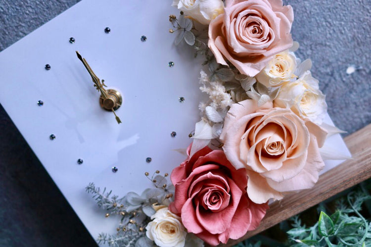 ミスティピンクローズのフォトクロック〜 Photo clock