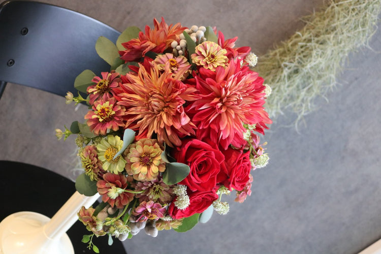 オーダーメイドブーケ&ブートニアセット(生花25000円~ご予算に合わせご提案いたします。)