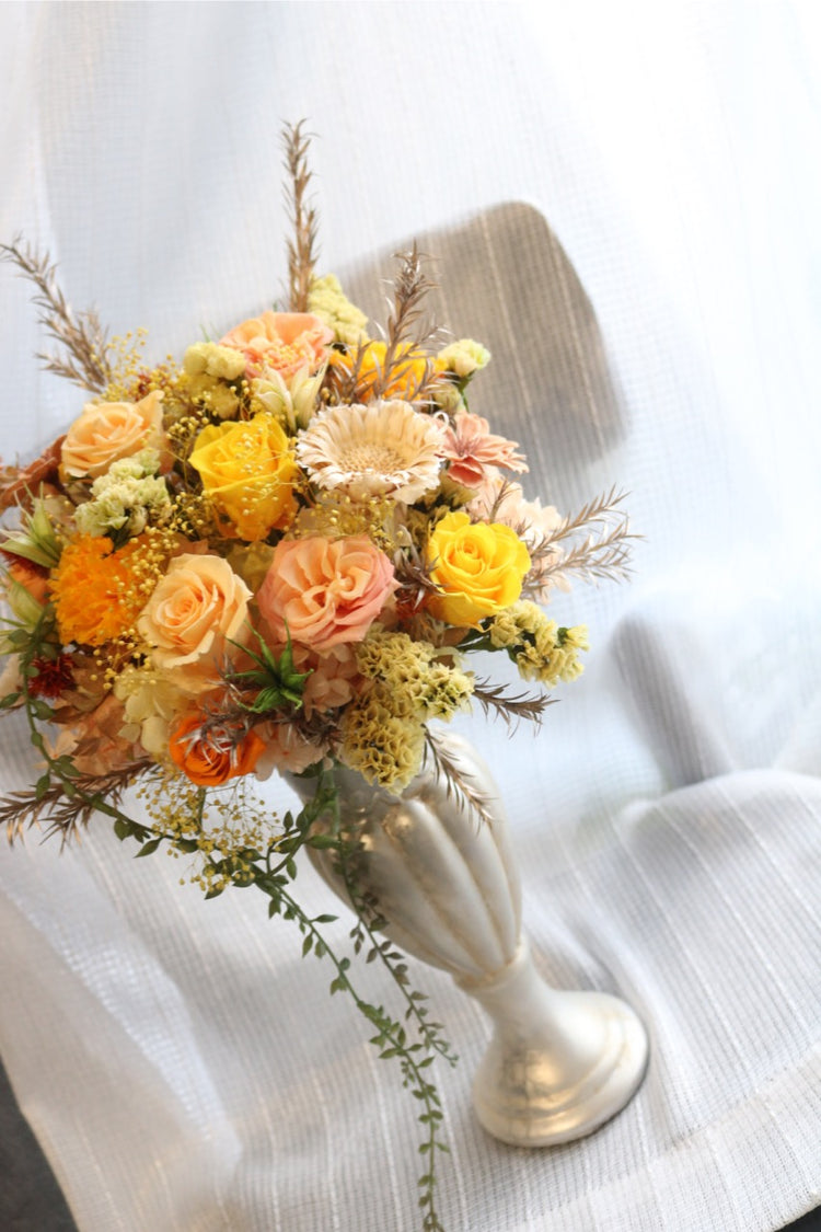 ゴージャスイエロープリザーブドフラワー