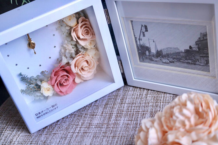 ミスティピンクローズのフォトクロック〜 Photo clock