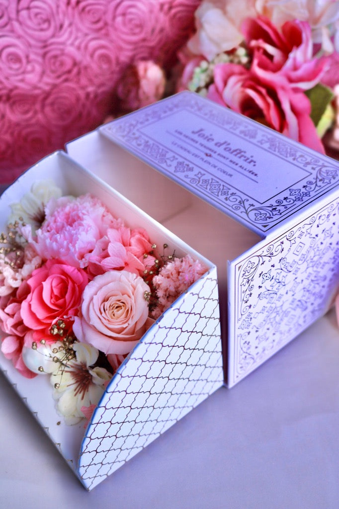 お気に入りの写真が入れられるBOXフラワー