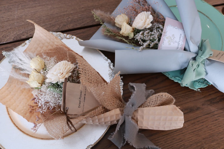 ドライフラワーのプチギフト