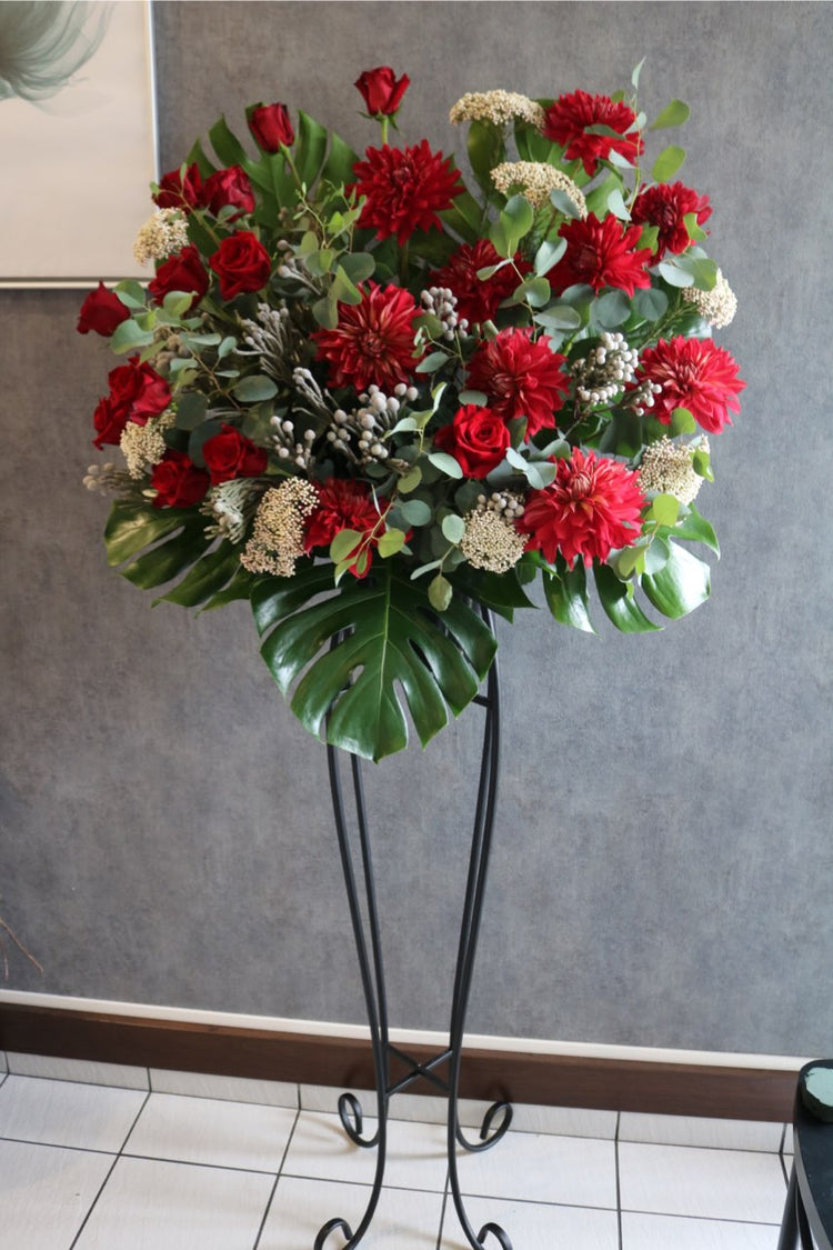 フローリストお任せオーガススタンド花