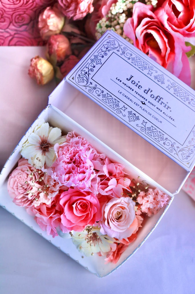 お気に入りの写真が入れられるBOXフラワー