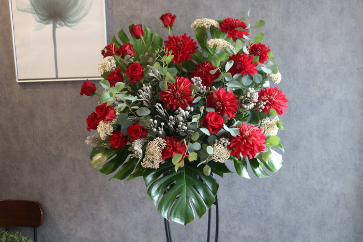 フローリストお任せオーガススタンド花