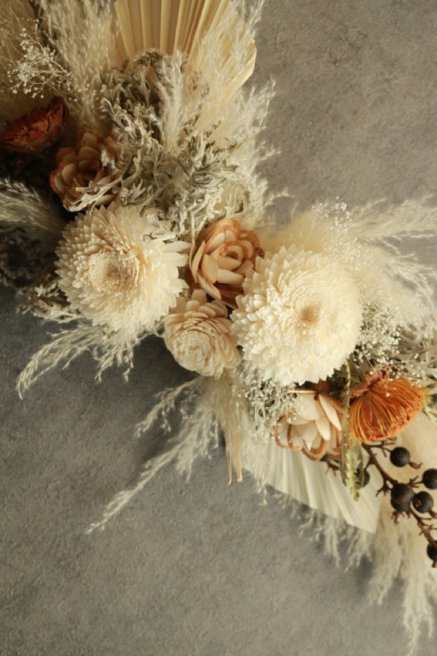 パンパスグラスのロングウォールデコ(long size)