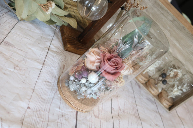 ボトルテラリウム~Grayish pink M size~