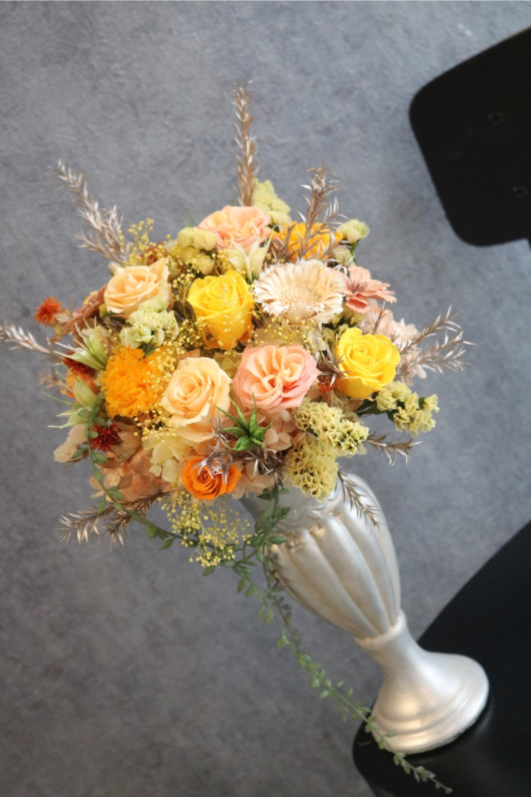 ゴージャスイエロープリザーブドフラワー