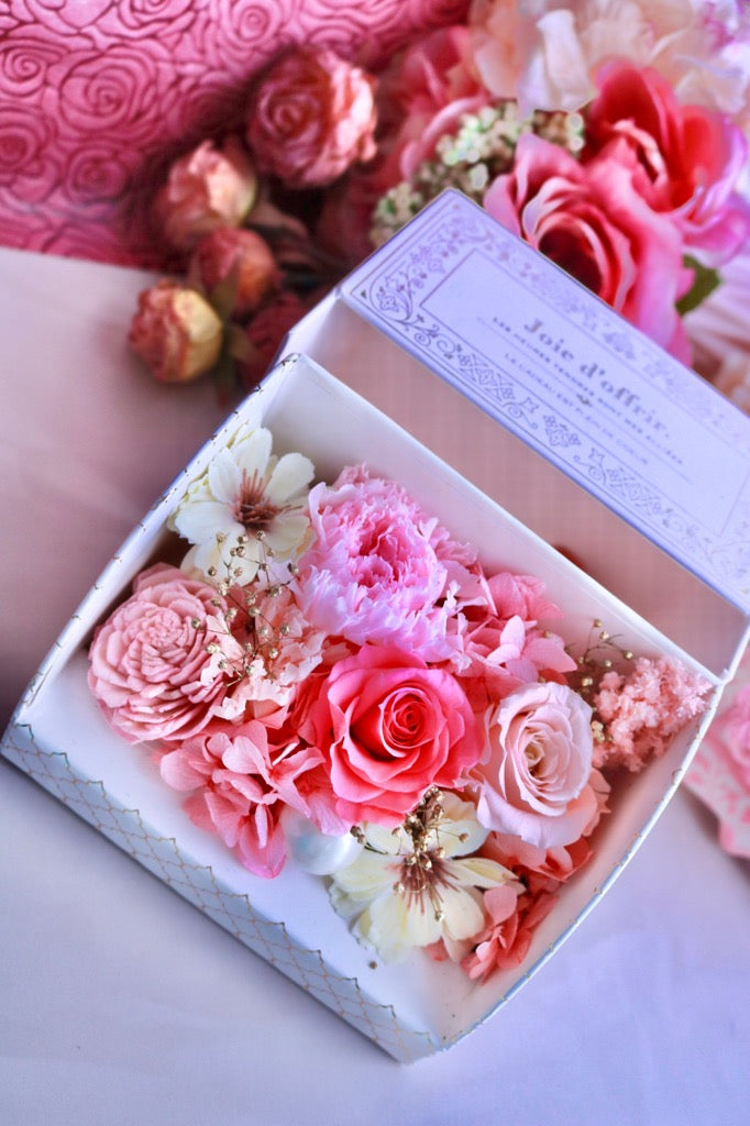 お気に入りの写真が入れられるBOXフラワー