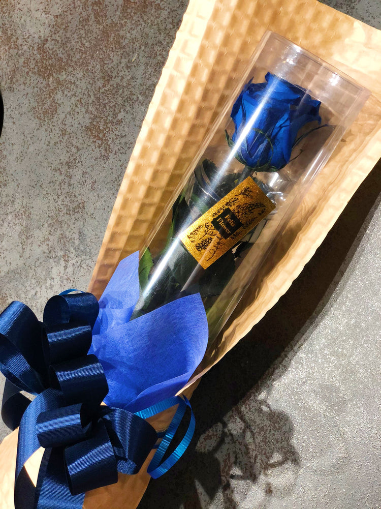 ブルーステムローズ〜preserved flower〜ラッピング付き