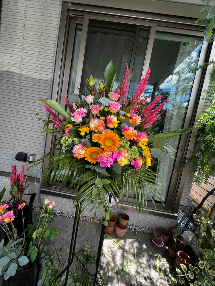 フローリストお任せポップスタンド花