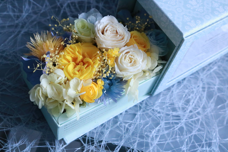 お花を詰め込んだフラワーフォトBOX(タイプB)