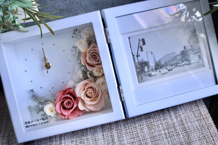 ミスティピンクローズのフォトクロック〜 Photo clock