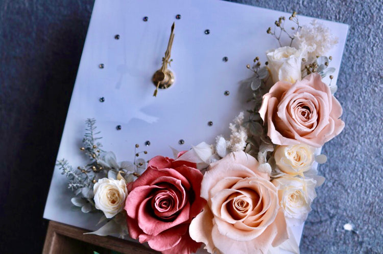 ミスティピンクローズのフォトクロック〜 Photo clock