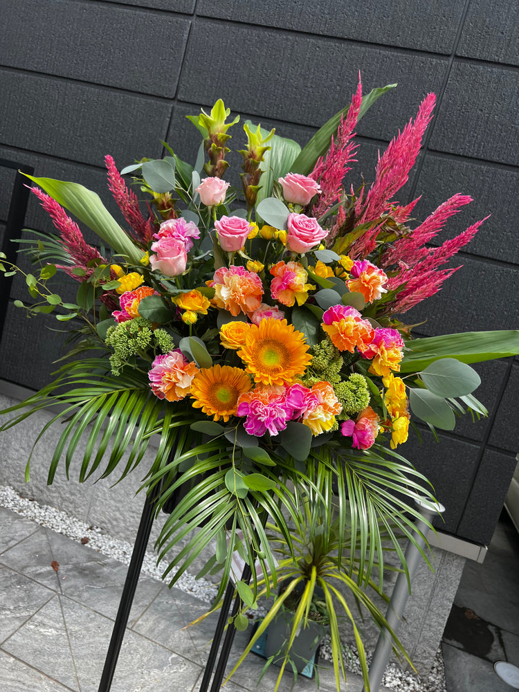 フローリストお任せポップスタンド花