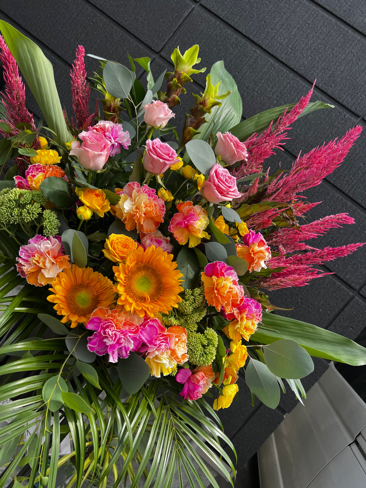 フローリストお任せポップスタンド花