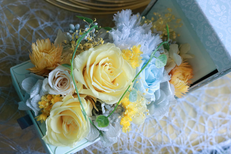 お花を詰め込んだフラワーフォトBOX(タイプB)