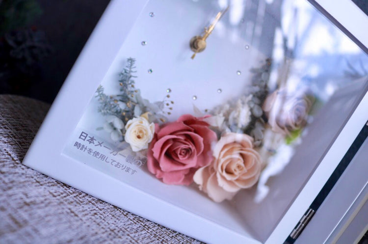 ミスティピンクローズのフォトクロック〜 Photo clock