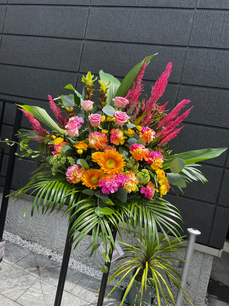 フローリストお任せポップスタンド花