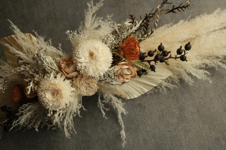 パンパスグラスのロングウォールデコ(long size)